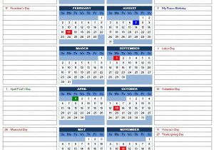 Simple Calendar Template 2014 2014 Calendar Templates Microsoft and Open Office Templates