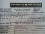 Simple Card Account Application form How to Fill Account Opening form Of Punjab National Bank Hindi