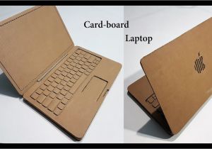 Simple Card Banane Ke Tarike How to Make A Laptop with Cardboard Apple Laptop