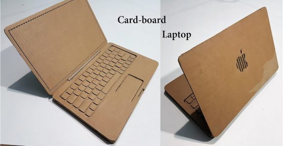 Simple Card Kaise Banate Hai How to Make A Laptop with Cardboard Apple Laptop