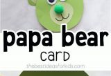 Simple Card Making for Father S Day Bear Craft Bear Crafts Fathers Day Crafts Crafts for Kids