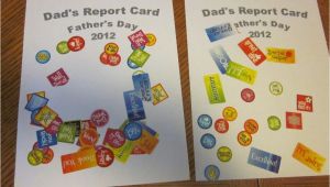 Simple Card Making for Father S Day Father S Day Report Card 1 Craft with Images Fathers