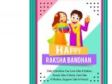 Simple Card Of Raksha Bandhan Happy Raksha Bandhan Bhaiya Greeting Card