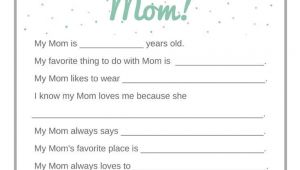 Simple Card On Mother S Day Free Printable Mother S Day Cards for Kids to Make for Mom