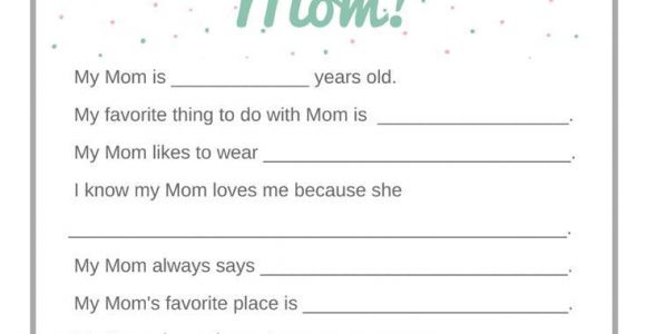 Simple Card On Mother S Day Free Printable Mother S Day Cards for Kids to Make for Mom