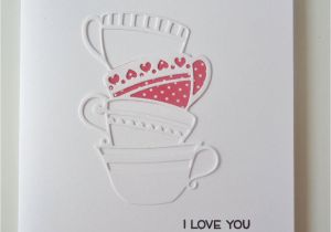 Simple Card On Mother S Day Tea Cup Mother S Day Greeting Card Handmade Simple Classy