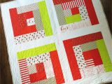Simple Card Trick Quilt Pattern Easy Log Cabin Lap Quilt Tutorial Log Cabin Quilt Pattern