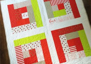 Simple Card Trick Quilt Pattern Easy Log Cabin Lap Quilt Tutorial Log Cabin Quilt Pattern