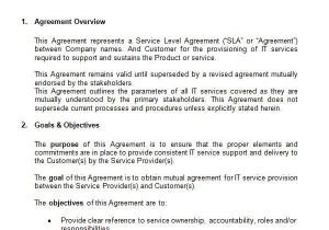Simple Contract for Services Template Free Service Level Agreement 17 Download Free Documents In