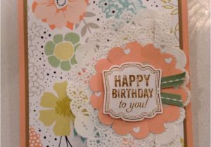 Simple Design for Greeting Card Happy Birthday Stampin Up Card with Images Happy