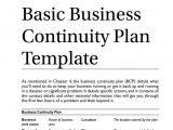 Simple Disaster Recovery Plan Template for Small Business Business Continuity Plan Template Tryprodermagenix org