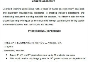 Simple format Of Resume for Teacher 21 Simple Teacher Resume Templates Pdf Doc Free