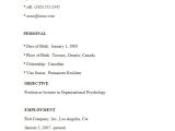 Simple Free Resume Template Simple Resume Template 46 Free Samples Examples