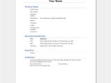 Simple Fresher Resume format Doc Resume Template for Freshers 18 Samples In Word Pdf