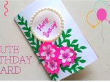 Simple Greeting Card Banane Ki Vidhi Diy Beautiful Cute Flower Greeting Card How to Make Birthday Card