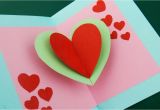 Simple Greeting Card Banane Ki Vidhi Pop Up Card Floating Heart How to Make A Mini Greeting Card with A Pop Out Heart Ezycraft