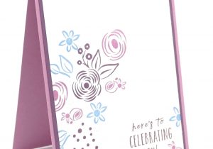 Simple Greeting Card for Birthday Perennial Birthday Celebration Card with Images Birthday