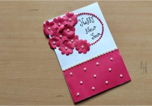 Simple Happy New Year Card Simple New Year Card Making Simple New Year Card Making