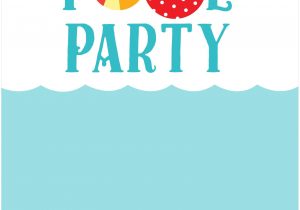 Simple Invitation Card for Birthday Free Summer Party Invitations with Images Party Invite