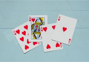 Simple King Of Hearts Card Hearts Card Game Rules