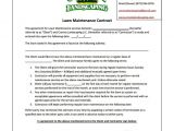 Simple Landscaping Contract Template 9 Lawn Service Contract Templates Free Word Pdf