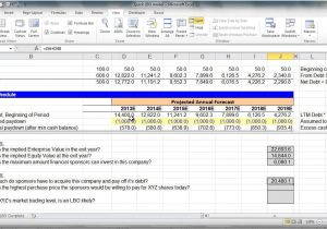 Simple Lbo Model Template Financial Modeling Quick Lesson Simple Lbo Model 3 Of 3