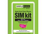 Simple Mobile Sim Card Activation Simple Mobile Keep Your Own Phone 3 In 1 Prepaid Sim Kit