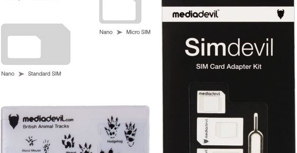 Simple Mobile Sim Card Near Me Mediadevil Simdevil 3 In 1 Sim Karten Adapter Set Nano Mikro Standard