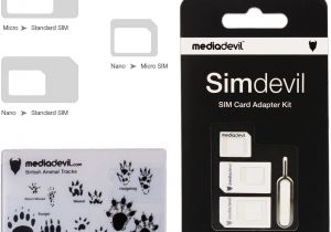 Simple Mobile Sim Card Number Mediadevil Simdevil 3 In 1 Sim Karten Adapter Set Nano Mikro Standard
