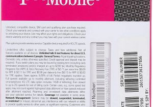 Simple Mobile Sim Card Walmart T Mobile Prepaid Complete Sim Starter Kit