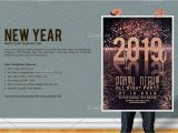Simple New Year Card Design New Year Party Flyer by Firststyle On Creativemarket