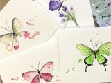 Simple New Year Greeting Card Just Finished A Few Lovely butterfly Cards Happy New Year