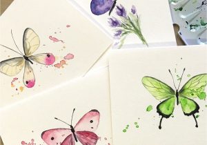 Simple New Year Greeting Card Just Finished A Few Lovely butterfly Cards Happy New Year