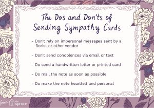Simple Note In Sympathy Card Examples Of Sympathy Card Messages