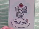 Simple Note In Sympathy Card Flowering Fields Thanks Floral Cards Flower Cards
