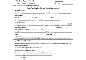 Simple Painting Contract Template Painting Contract Template Shatterlion Info