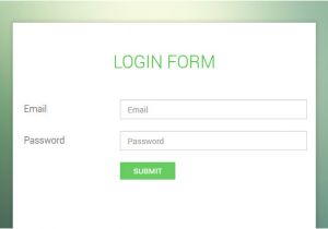 Simple PHP Page Template PHP Login form with Mysql Database Example