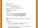 Simple Resume format for Freshers In Ms Word Simple Resume format In Word Bravebtr