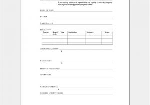 Simple Resume format for Freshers Resume Template for Freshers 18 Samples In Word Pdf