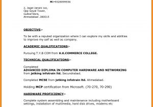 Simple Resume format for Job Word File 5 Free Download Simple Resume format In Word