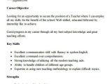 Simple Resume format for Primary Teachers 42 Teacher Resume formats