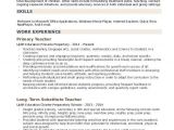 Simple Resume format for Primary Teachers Primary Teacher Resume Samples Qwikresume