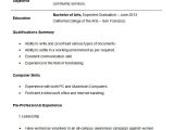 Simple Resume format for Undergraduate Students 7 Example Of An Cv for A Student Penn Working Papers