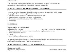 Simple Resume format for Undergraduate Students Simple Resume format Pdf Cycling Studio