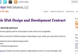 Simple Web Design Contract Template 10 Free Contract Templates for Web Designers