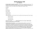 Simple Website Design Proposal Template Download A Web Design Proposal form