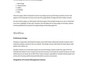 Simple Website Design Proposal Template Proposal Templates 140 Free Word Pdf format Download