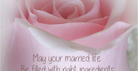 Simple Wedding Wishes to Write In A Card A A May Your Married Life Be Filled with Right Ingredients