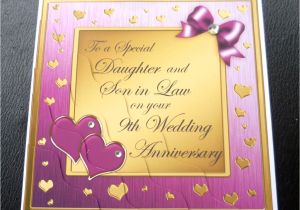 Simple Wedding Wishes to Write In A Card Happy 9th Anniversary Quotes Quotesgram by Quotesgram