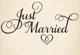 Simple Wedding Wishes to Write In A Card Wedding Printable Just Married Sign Instant Digital Just